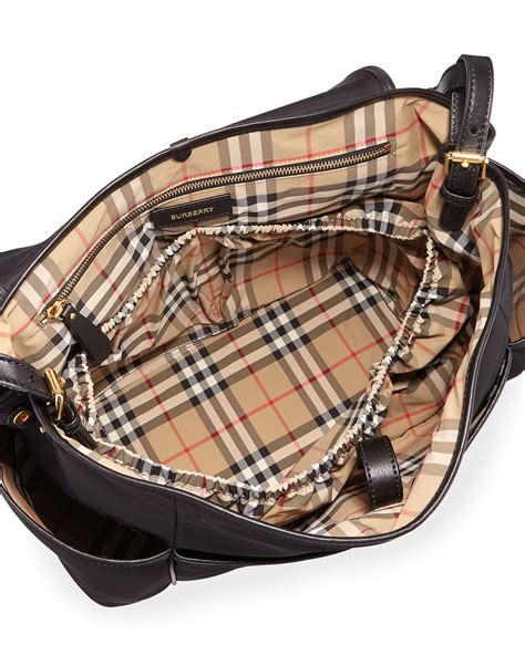 burberry banner baby bag|authentic burberry diaper bag.